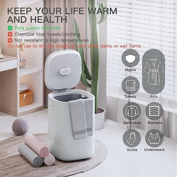 DOACE Other - New Towel Warmer Bucket, 26L Large with LED Display, Heat timer